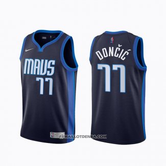 Maillot Dallas Mavericks Luka Doncic Earned 2020-21 Bleu