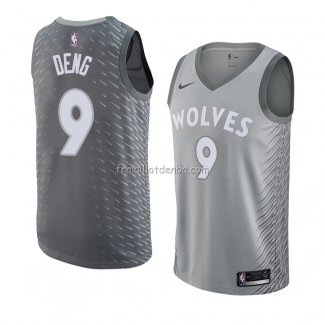 Maillot Minnesota Timberwolves Luol Deng Ville 2018 Gris