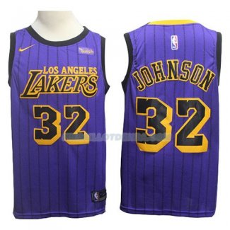 Maillot Los Angeles Lakers Magic Johnson Ciudad 2018 Volet